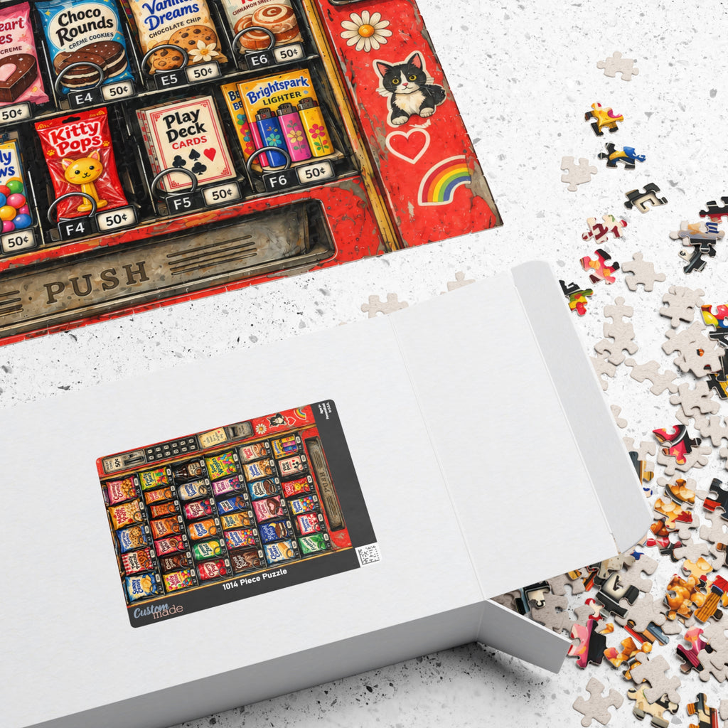 Retro Vending Machine Candy Shop Puzzle | 1014 Pieces