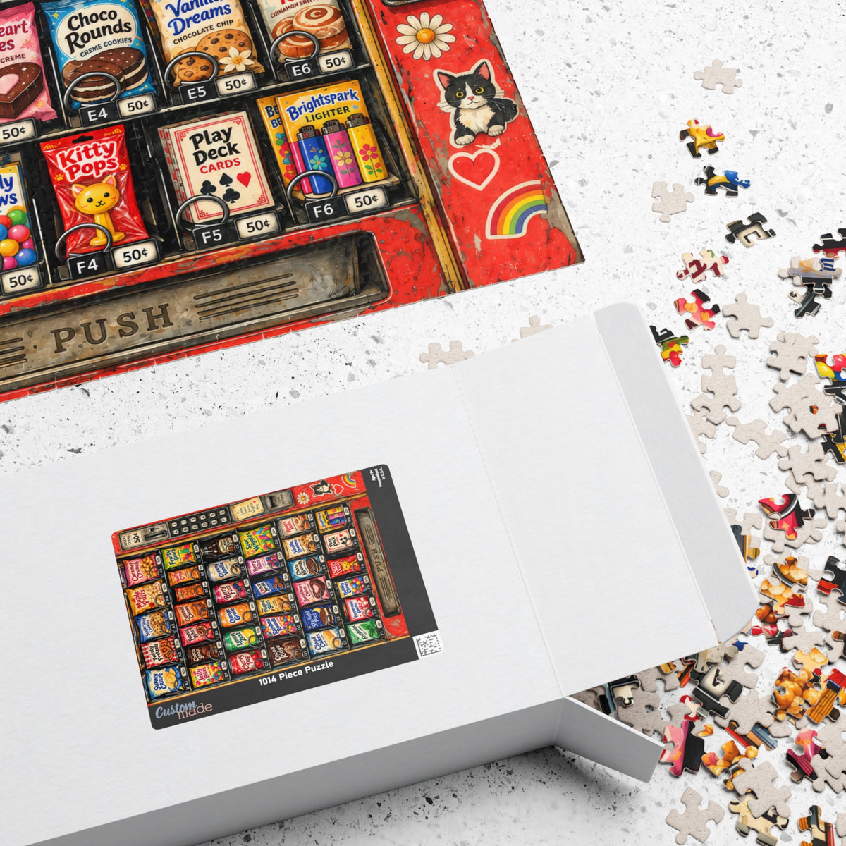 Retro Vending Machine Candy Shop Puzzle | 1014 Pieces