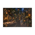 Cozy Moonlit Greenhouse Puzzle — 1014-Piece Vintage Botanical Jigsaw