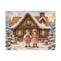 Enchanted Winter Cottage Puzzle | Cozy Christmas Storybook Jigsaw | 252 Pieces