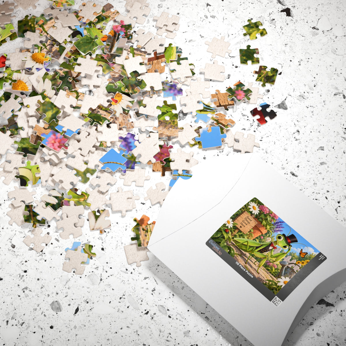 Praying Mantis in a Top Hat Kids Puzzle | Ages 3–5 | 110 Pieces