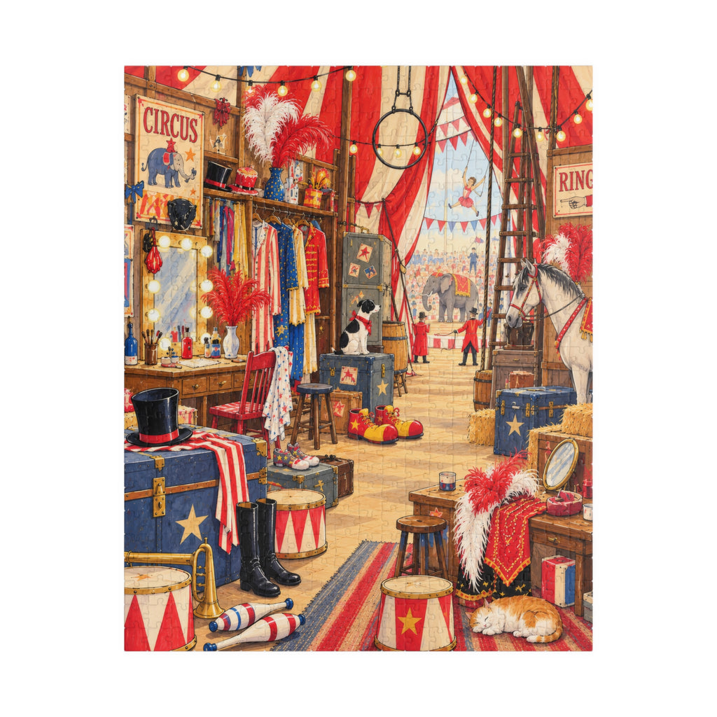 Backstage at the Big Top | 520-Piece Jigsaw Puzzle