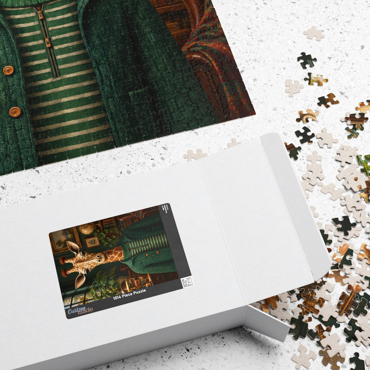 Mr. Tallis the Giraffe | The Distinguished Animal Society | 1,014-Piece Adult Jigsaw Puzzle