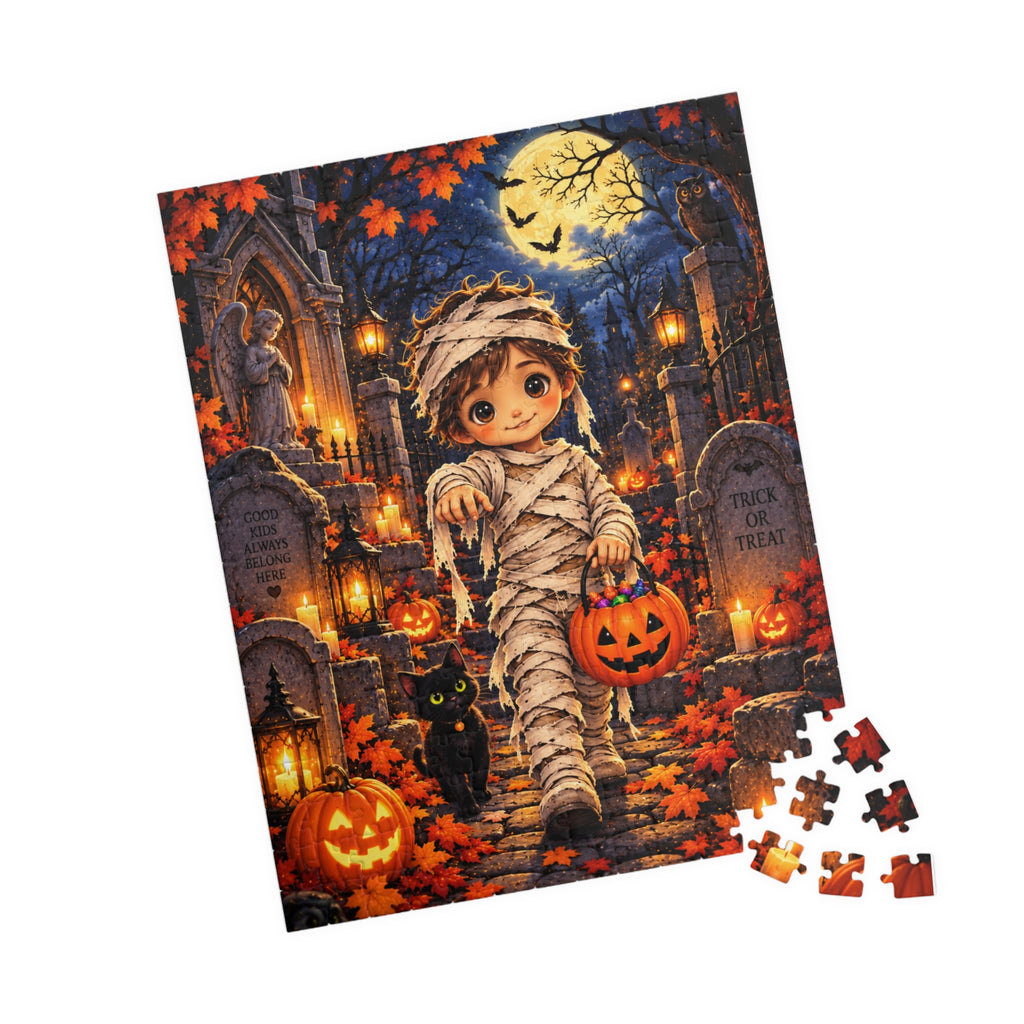 Halloween Mummy Kids Puzzle — Cute Trick-or-Treat 252 pc Jigsaw