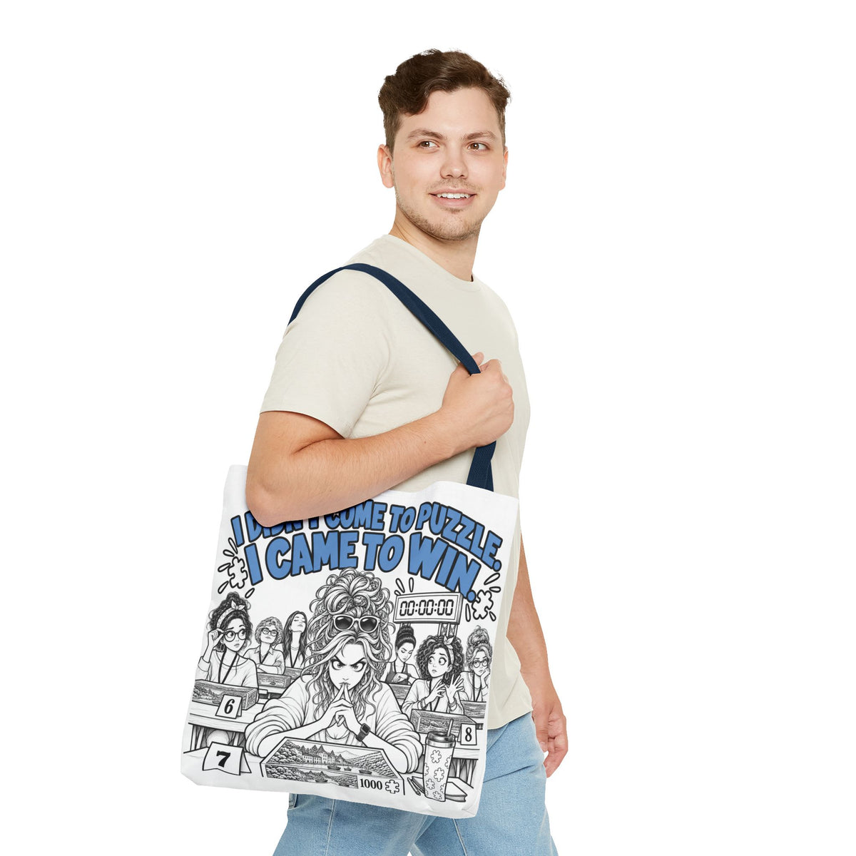 I Didn’t Come to Puzzle, I Came to Win | Speed Puzzling Tote Bag