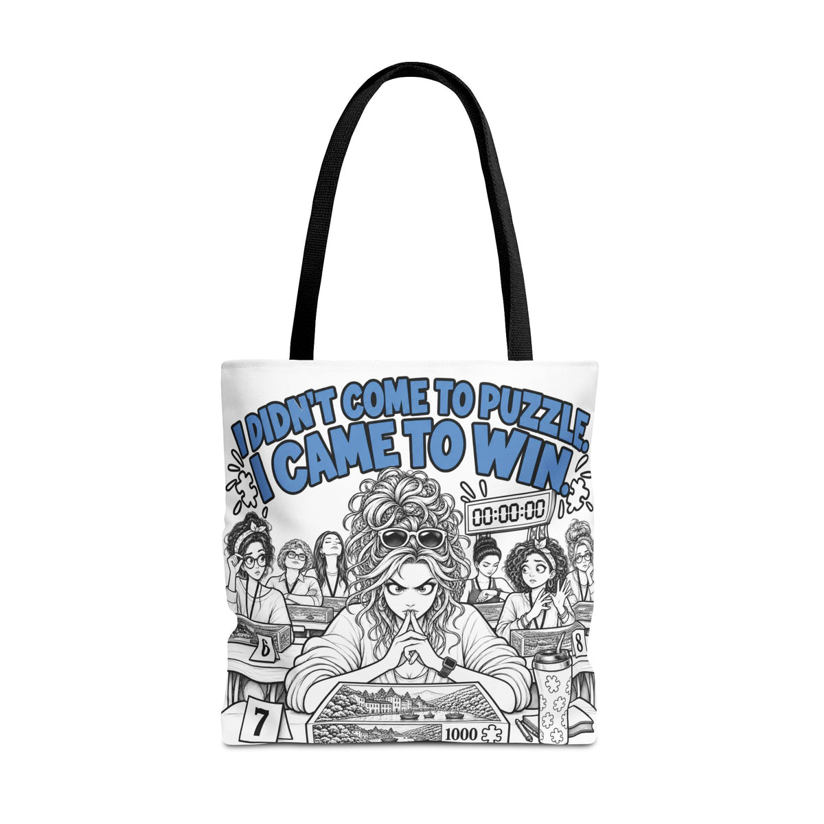 I Didn’t Come to Puzzle, I Came to Win | Speed Puzzling Tote Bag
