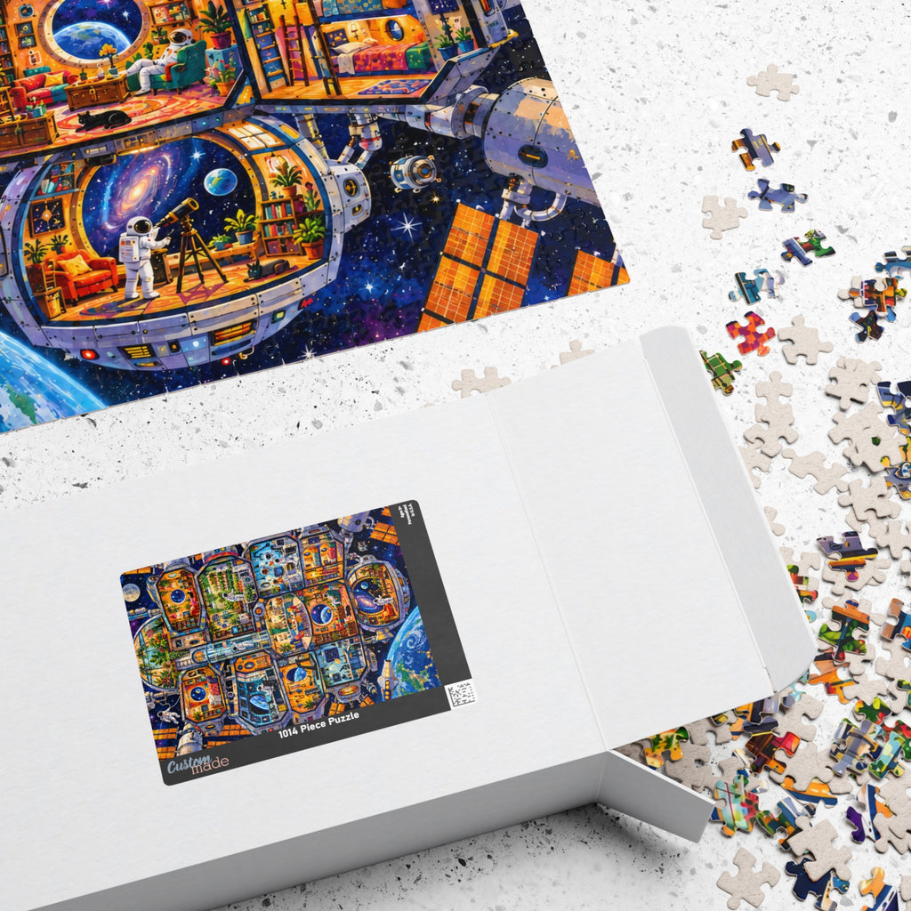 Life Aboard the Space Station – 1,014-Piece Jigsaw Puzzle