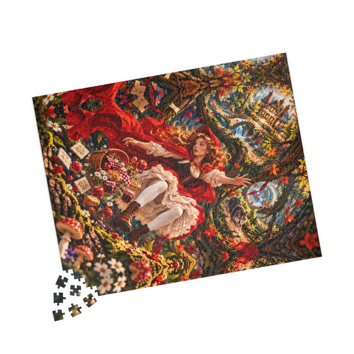 Little Red Riding Hood: Through the Forest 520-Piece Jigsaw Puzzle