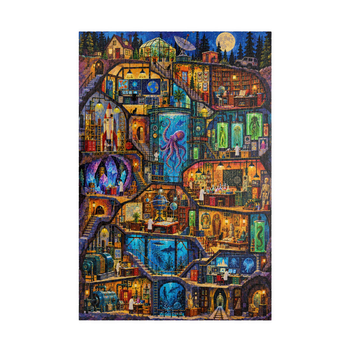 The Secret Lab – 1,014-Piece Jigsaw Puzzle